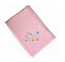 Load image into Gallery viewer, Embroidery Baby Butterflies and heart blanket