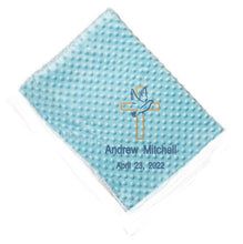 Load image into Gallery viewer, Embroidery Dove and Cross Blanket