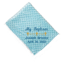 Load image into Gallery viewer, My Baptism Custom Blanket - Gold Cross