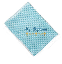 Load image into Gallery viewer, My Baptism Custom Blanket - Gold Cross