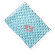 Load image into Gallery viewer, Embroidery Footprint Design Blanket