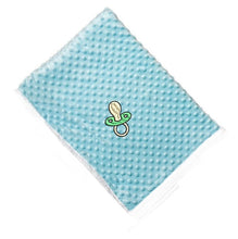 Load image into Gallery viewer, Embroidery Pacifier Design Blanket