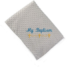 Load image into Gallery viewer, My Baptism Custom Blanket - Gold Cross