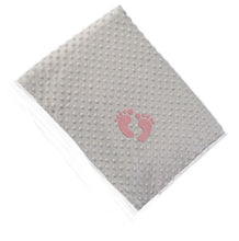 Load image into Gallery viewer, Embroidery Footprint Design Blanket