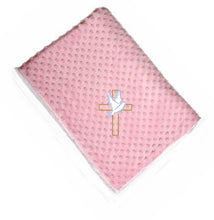 Load image into Gallery viewer, Embroidery Dove and Cross Blanket