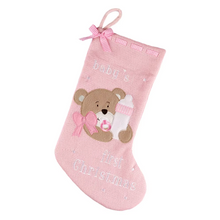 Load image into Gallery viewer, Baby's First Christmas - PInk or Biue