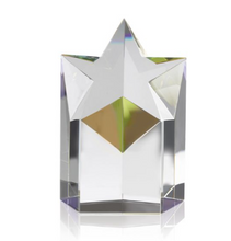 Load image into Gallery viewer, Star Crystal Award- Small