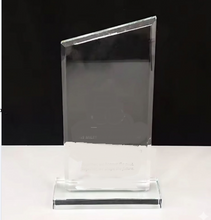 Load image into Gallery viewer, Angled Glass Excellence Award