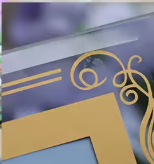 Load image into Gallery viewer, Elegant Glass Picture Frame with Gold Filigree Accents- 8x10
