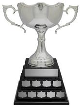 Load image into Gallery viewer, 3 Tier Black Trophy Piano finish