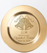 Load image into Gallery viewer, Gold Platter - Anniversary