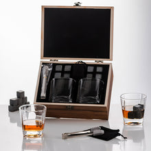 Load image into Gallery viewer, Unique granite chilling rock whisky stones set – premium bourbon stones gift set for him in Canada