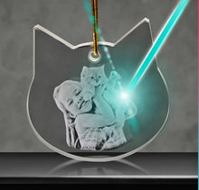 Load image into Gallery viewer, 3D Crystal Cat Ornament