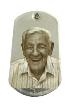 Load image into Gallery viewer, Custom Wood Photo Portrait Displayed on Table | Engraved Bamboo Wood Portrait Standing Upright | Wooden Photo Portrait with Custom Image Displayed | Personalized Bamboo Wood Photo Frame on Display | Close-Up of Custom Engraved Bamboo Wood Photo Portrait | Custom Wooden Portrait with Engraved Photo in Natural Light | Custom Photo Engraving on Bamboo Wood Portrait | Detailed View of Custom Wood Photo Portrait with Personalized Image