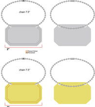 Load image into Gallery viewer, Decanter Tags with adjustable chain