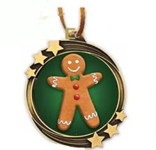 Load image into Gallery viewer, Gingerbread Man Festive Holiday Ornament