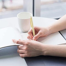 Load image into Gallery viewer, "Gold click-style pen on white background, luxury gold pen, elegant gold ballpoint pen, premium writing instrument, professional gold pen, sleek gold pen design, executive writing tool, stylish gold click pen, metallic gold pen, sophisticated office accessory."