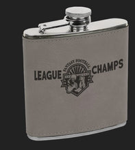 Load image into Gallery viewer, 6oz Leatherette Flask | Wine flasks online | Gift store in Calgary | Gift store in Canada | Online Gift store in Calgary