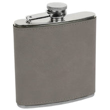 Load image into Gallery viewer, 6oz Leatherette Flask | Wine flasks online | Gift store in Calgary | Gift store in Canada | Online Gift store in Calgary