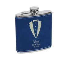 Load image into Gallery viewer, 6oz Leatherette Flask | Wine flasks online | Gift store in Calgary | Gift store in Canada | Online Gift store in Calgary