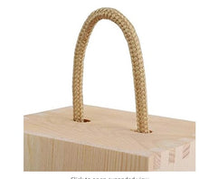Load image into Gallery viewer, Personalized Wooden Wine Box with Custom Engraving | Custom Engraved Wooden Wine Box for Gifts | Wooden Wine Box with Personalized Engraving | Elegant Wooden Wine Box for Special Occasions | Custom Wine Box with Engraved Design