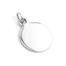 Load image into Gallery viewer, 16mm Stainless Steel Stamping Circle Tag Charm