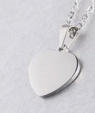 Load image into Gallery viewer, Silver Heart Pendant Necklace