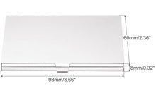 Load image into Gallery viewer, Business Card Case Silver