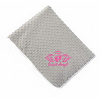 Load image into Gallery viewer, PINK Sweet Angel Footprint blanket