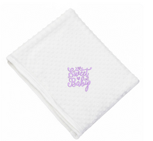 Load image into Gallery viewer, Embroidery Sweet BABY Blanket-LILAC