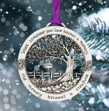Load image into Gallery viewer, Metal  Memorial Ornaments 4 styles