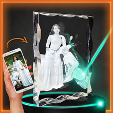 Load image into Gallery viewer, 3 D Photo Crystal Art - Notched Tall