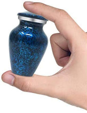 Load image into Gallery viewer, Forever in Our Heart Urn- Forest Blue