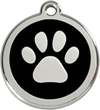 Load image into Gallery viewer, SMALL PAW PRINT PET TAG