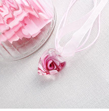 Load image into Gallery viewer, beautiful murano glass heart necklace