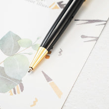 Load image into Gallery viewer, Business Pen with Gold or Silver Detail