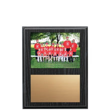 Load image into Gallery viewer, Black Oak Wood Award Plaque with Slide in Photo