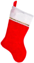 Load image into Gallery viewer, Felt Red and White Christmas Stocking
