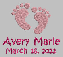 Load image into Gallery viewer, Embroidery Footprint Design Animal- Pink