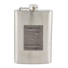 Load image into Gallery viewer, Groomsman flask 8 oz