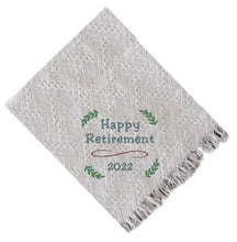 Load image into Gallery viewer, Custom Happy Retirement Antique Throw