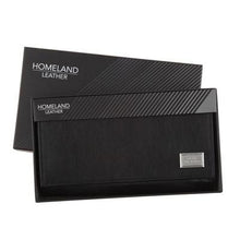 Load image into Gallery viewer, Leather Travel RFID Wallet - Black