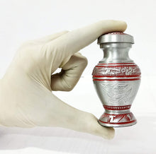 Load image into Gallery viewer, Lovely Bird Going Home Red Finish Keepsake Cremation Urn