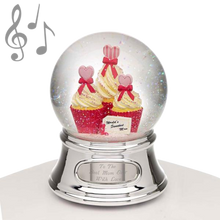 Load image into Gallery viewer, Musical Water Globe - Mom and Cupcakes