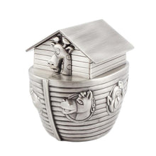 Load image into Gallery viewer, Noah&#39;s Ark Money Bank | Engraved in Canada | Religious Gift | Engraver in Canada | Gift Shop in Calgary | Animal-themed Money Box | Personalized Savings Bank | Handcrafted Ark Design | Unique Religious Keepsake | Custom Engraved Piggy Bank | Artisanal Gift for All Ages | Canadian Engraving Specialist | Calgary-based Gift Store | Noah&#39;s Ark Décor | Religious Symbolic Bank | Precious Animal Coin Bank | Calgary Engraving Expertise | Memorable Religious Present | Symbolic Money Holder
