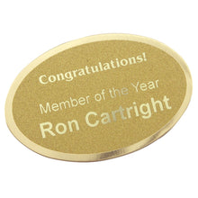 Load image into Gallery viewer, 1-3/4" X 2-1/2" OVAL PLATE WITH EDGE