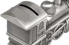 Load image into Gallery viewer, Pewtertone Train Money Bank