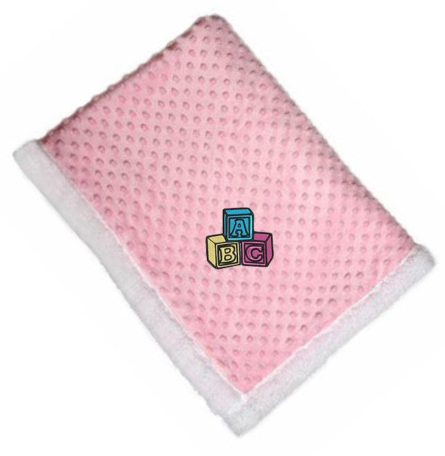 Embroidery Kid Block Design Blanket