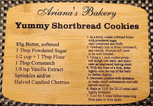 Load image into Gallery viewer, Custom Family Recipe Cutting Board   3 sizes BAMBOO