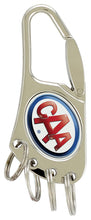 Load image into Gallery viewer, Photo Personalization -Custom Logo Carabiner Zinc Key Chain
